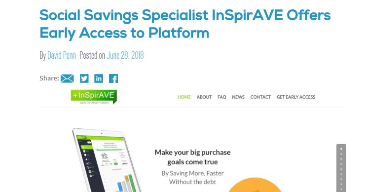Social Savings Specialist SaveAway® Offers Early Access to Platform